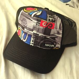 Rip Curl logo trucker hat, New w/ tags!